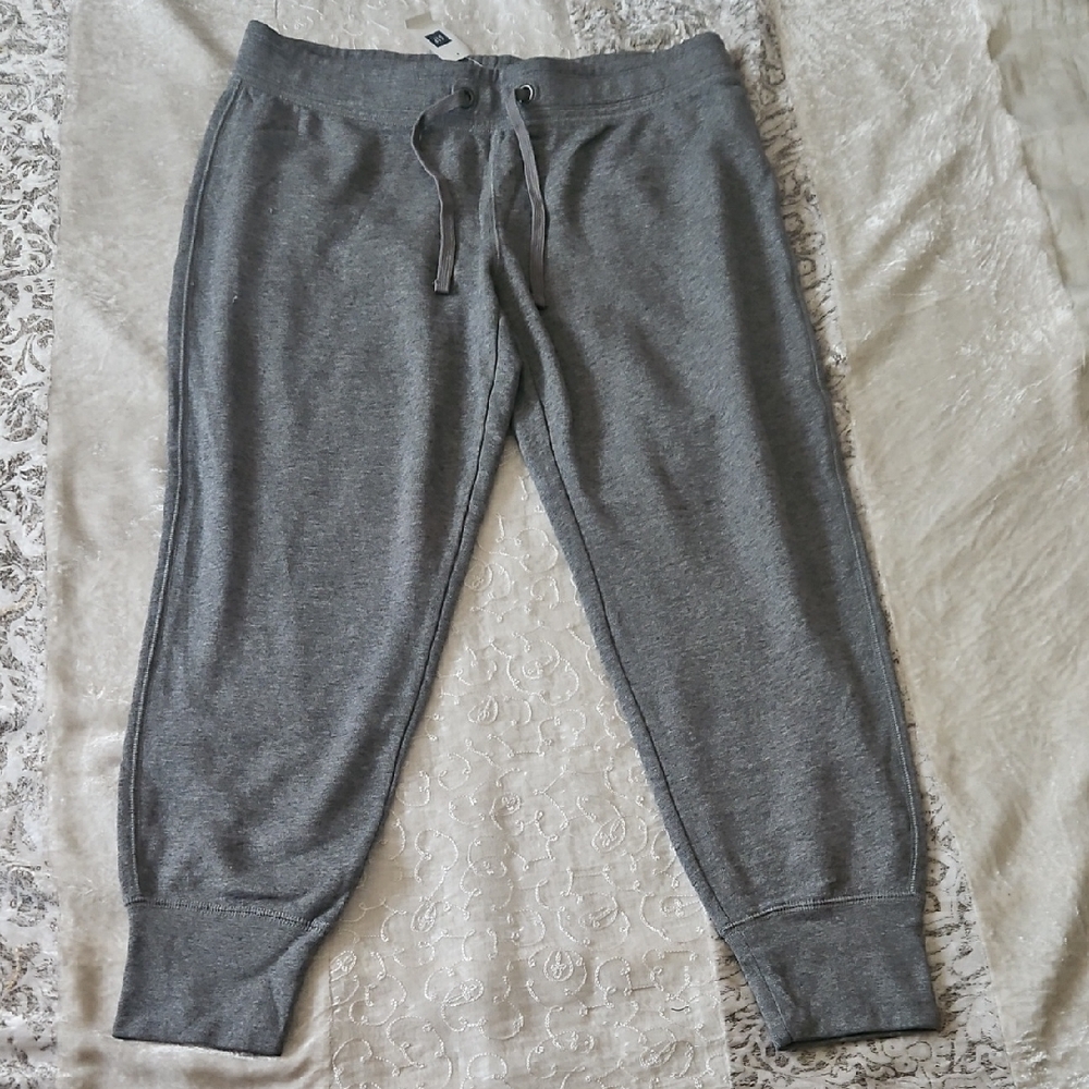 GAP Gray Track Pants - Medium- Inseam 26"
